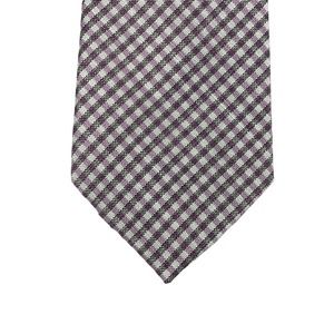 Tommy Hilfiger Mens Seasonal Gingham Classic Neck Tie Pink 3 1/8"